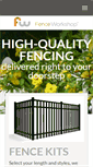 Mobile Screenshot of fenceworkshop.com